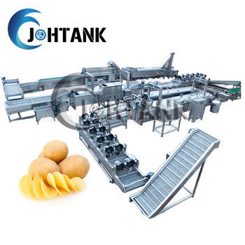 380kW batata totalmente automático Chips Making Machine