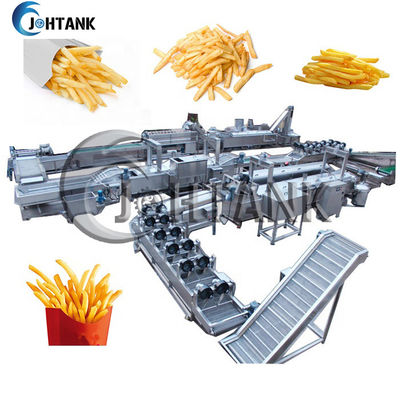 Linha industrial comercial de Chips Making Machine Snack Production da batata