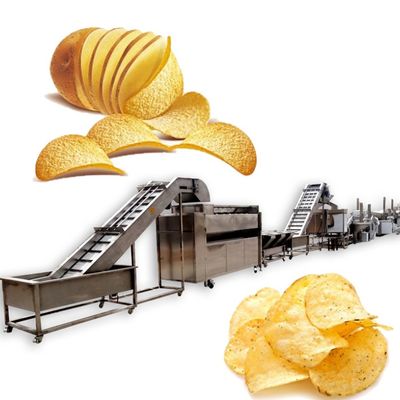 Batata fresca Chips Production Line, batata automática completa Chips Making Machine 1000kg/h