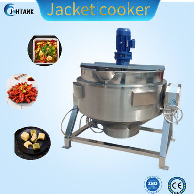 chaleira Jacketed do vapor 2000L elétrico, inclinando Team Kettle Mixer
