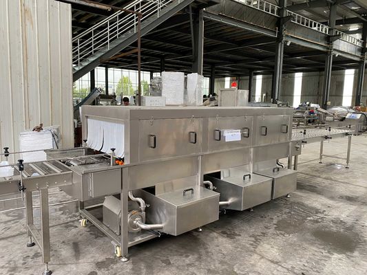 Máquina de lavar alta comercial da caixa de plástico do pulverizador