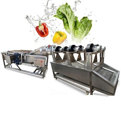 Linha de processamento das frutas e legumes ISO9001, máquina de lavar da bolha de ar