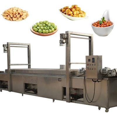 A máquina 304 de fritura contínua de aço inoxidável soprou calamar Ring Drumstick do alimento