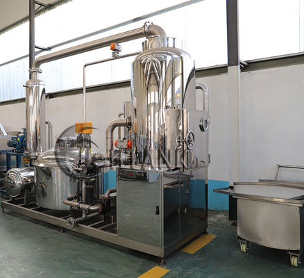 Máquina alta da frigideira do vácuo da produtividade para a fábrica do alimento de petisco