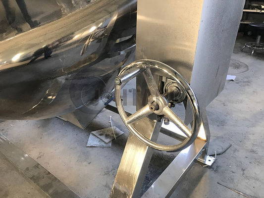Chaleira Jacketed dobro de aço inoxidável que cozinha a chaleira com misturador