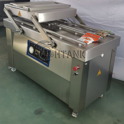 máquina de empacotamento 220V do vácuo da câmara do dobro 2kW 380V
