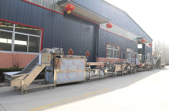 batata de batatas fritas 1000kg/H Chips Production Line
