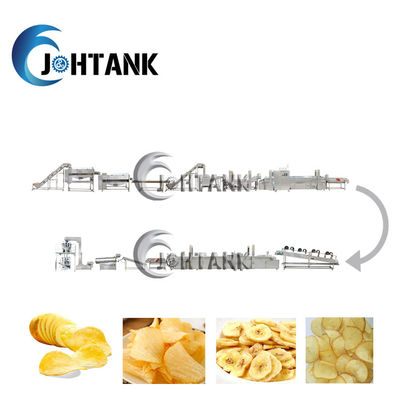 2000kg/h batata Chips Manufacturing Equipment Fully Automatic