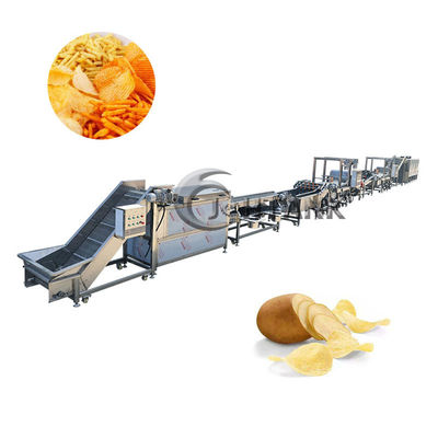 Varas francesas congeladas elétricas da batata que fazem a máquina 2000kg/h