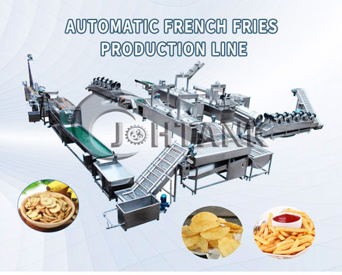 Batatas fritas automáticas elétricas do gás que fazem a máquina 50kg/H