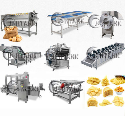 Batata Chips Making Machine da pequena escala