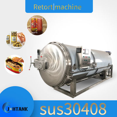 Máquina industrial da retorta do alimento para os frascos de vidro Tin Can
