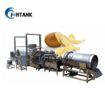 Linha de produção congelada petisco das batatas fritas, batata fresca Chips Production Line
