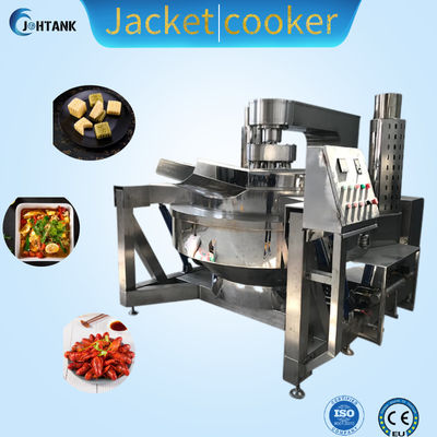 Chaleira Jacketed do vapor do dobro Jacketed grande de Chili Paste Cooking Machine 500L do doce do molho do fogão da capacidade 100L