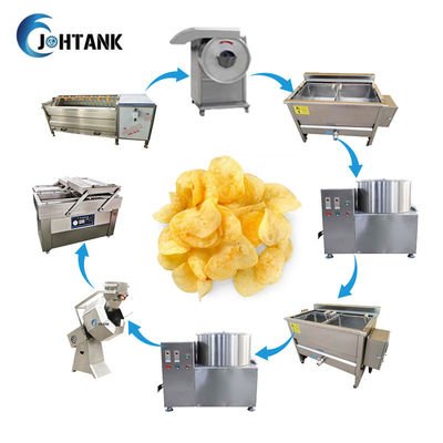 batatas fritas congeladas 2000kg/h que fazem a pequena escala da máquina, banana Chips Making Machine