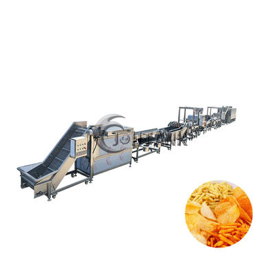 Linha de produção congelada semi auto 2000kg/H das batatas fritas