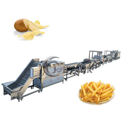 Linha 500kg/hr de Chips Frozen French Fries Processing da batata do petisco