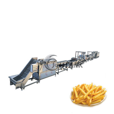 Batatas fritas SS304 congeladas totalmente automático que fazem a batata Chips Production Line da máquina