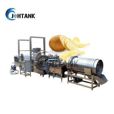 500kg/h a banana totalmente automático Chips Making Machine Potato Frozen fritou