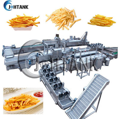 304 batata fresca de aço inoxidável Chips Production Line