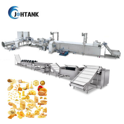 SS304 a batata totalmente automático Chips Making Machine Banana Frozen fritou