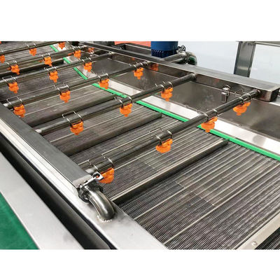 Linha de processamento industrial das frutas e legumes