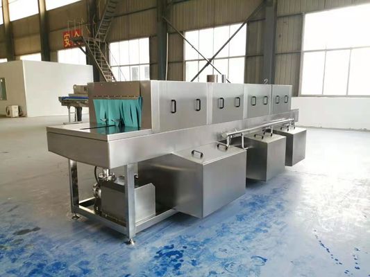 Caixa giratória de alta pressão elétrica Tray Washer Machine