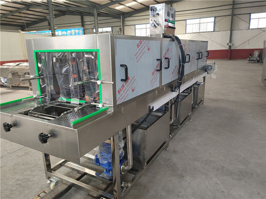 Máquina da arruela da cesta das aves domésticas da caixa da alimentação automática