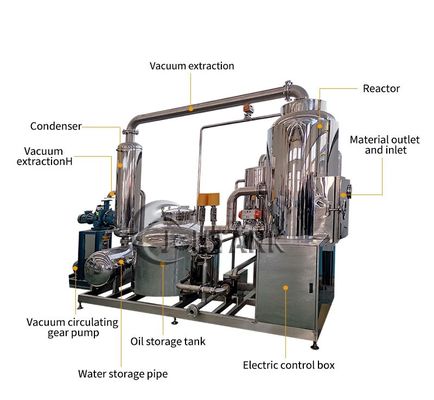 Vácuo Fried Chips Machine 500kg/h da baixa temperatura