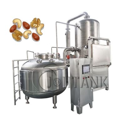 Máquina grande industrial da frigideira do vácuo da capacidade para a fábrica do petisco da planta de alimento