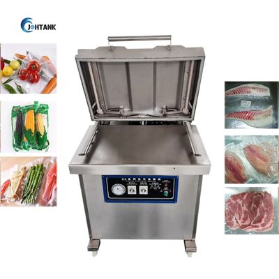 Máquina de embalagem poli do vácuo da câmara da prensa do alimento do saco
