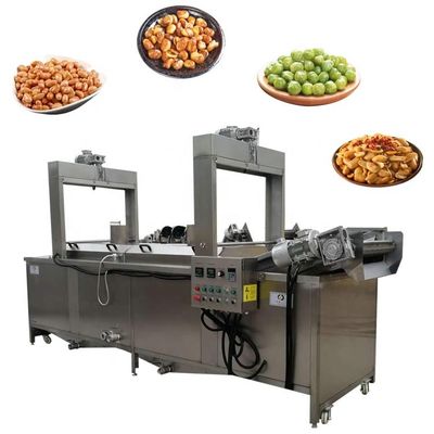 Máquina de fritura contínua Sus304 1000kg/H da correia dobro da galinha das almôndegas