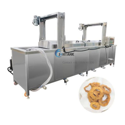 Máquina de fritura contínua automática 200Kg/H dos anéis de cebola