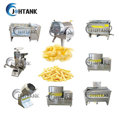 Banana-da-terra congelado Chips Production Line 500kg/h da banana da batata de batatas fritas