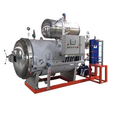 Máquina horizontal do esterilizador do alimento, máquina de colocação em latas SUS30408 da retorta