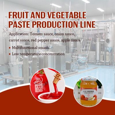 Linha de Produção de Molho de Tomate Ketchup SUS304