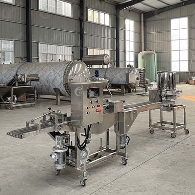 Máquina de cobertura com pão ralado da carne da massa da galinha do Tempura automática
